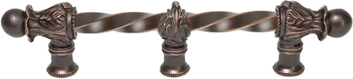 Acanthus 6'' cc with 3/8'' twist bar Romanesque style with center brace 780-22