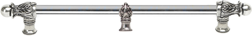 Acanthus 22'' cc with 1/2'' round smooth bar Romanesque style with center brace 784S-9