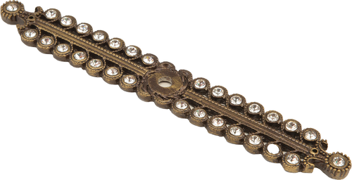 Caché medium elongated escutcheon with Swarovski Clear Crystals 891-3C