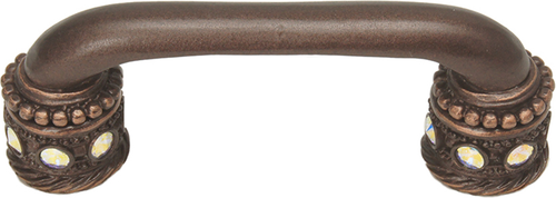 Caché 3'' cc pull with Swarovski Aurore Boreale Crystals & sleeves 896-22AB