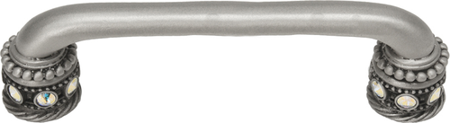 Caché 5'' cc pull with Swarovski Aurore Boreale Crystals & sleeves 898-11AB