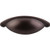 Oil Rubbed Cup Pull 2 1/2'' cc M745  in Oil Rubbed Bronze