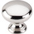 Asbury Mushroom Knob 1 1/4'' M1312  in Polished Nickel