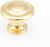 Traditional Traditional Designs Knob, 1-1/4"dia 703 in Polished Brass