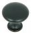 Round Cabinet Knob CP2175  in Matte Black