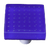 Bubbles Deep Cobalt Blue Square Knob