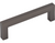 Nouveau III Square Bar Pull 3 3/4'' Ash Gray