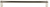 Pennington Appliance Pull 18'' Polished Nickel