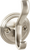 Hooks Reeded Hook 3 1/8'' Brushed Satin Nickel