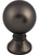 Serene Kara Knob 1'' Ash Gray