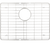 Grid for HMS175 Sink HMS175-GRID in Stainless Steel