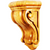 Rounded Scrolled Corbel CORQ-7 in Cherry