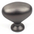 Builder's Choice 1-3/8'' Oval Knob Antique Pewter Hand-Polished 06102-APH in Antique Pewter