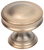 Belvedere 1-3/8in. Champagne Gold Knob 29407-CG in Champagne Gold
