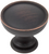 Zinc die cast Knob, 1-3/8" dia.   29427-RZC in Regent Bronze