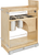 Rev-A-Shelf 11 in Base Cabinet Organizer w/ Knife Block w/Soft-Close 448KB-BCSC