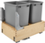 Rev-A-Shelf Double 35 Qrt Pull-Out Waste Container 4WCBM-18DM-2