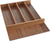 Rev-A-Shelf 18.5 in Short Walnut Utility Tray Insert 4WUT-WN-1SH