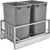 Rev-A-Shelf Double 35 Qrt Pull-Out Waste Containers 5349-18DM-217