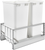 Rev-A-Shelf Double 50 Qrt Pull-Out Waste Containers 5349-2150DM