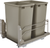Rev-A-Shelf Double 35 Qrt Pull-out Waste Container Soft-Close 53WC-1835SCDM