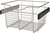 Rev-A-Shelf 18 in Satin Nickel Closet Pullout Basket CB-181611SN-1