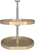 Rev-A-Shelf 20 in Banded Wood D-Shape Lazy Susans 2-Shelf LD-4BW-262-1