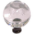 Round 1-3/8'' Crystal Knob with Bronze Base