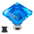 Aqua Square 1-1/4'' Crystal Knob with Bronze Base