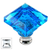 Aqua Square 1-1/4'' Crystal Knob with Polished Chrome Base