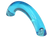 Caribbean Blue Clear Curved Pull