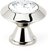 Swarovski Crystal 1 1/4'' Crystal Knob C214-CLR/PN