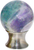 Rainbow Fluorite Sphere Cabinet Knob C35.RBFL.14