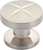 Northport, Round Knob with star pattern, Brushed Nickel, 1-3/8'' dia 210-BN