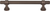 Dakota Bit Pull 5 1/16 Inch Oil Rubbed Bronze M2714