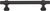 Dakota Bit Pull 5 1/16 Inch Flat Black M2715