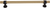 Dakota Bit Appliance Pull 12 Inch Honey Bronze and Flat Black M2777