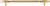Regent's Park Kingsmill Pull 8 13/16 Inch Honey Bronze TK3085HB