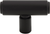 Regent's Park Clarence T-Knob 2 Inch Flat Black TK3111BLK