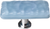 Glacier Powder Blue Long Knob with Polished Chrome Base LK-215-PC