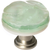 Glacier Spruce Green Round Knob with Satin Nickel Base R-201-SN