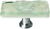 Skinny Glacier Spruce Green Long Knob with Polished Chrome Base SLK-201-PC