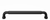 Coddington Dustin Pull 7 9/16'' cc Flat Black TK3204BLK