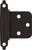 Functional Hardware Variable Overlay Self Closing Face Mount Oil Rubbed Bronze Cabinet Hinge - 10 Pack TENR3429ORB