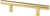 Tempo 3'' CC Modern Brushed Gold Bar Pull 0820-2MDB-P