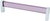 Prism 160mm CC Purple Acrylic and Polished Chrome Pull 1136-7000-P