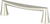 Domestic Bliss 96mm CC Brushed Nickel Pull 2339-1BPN-P