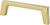 Brookridge 96mm CC Modern Brushed Gold Pull 2619-1MDB-P