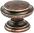 Euro Rustica Rustic Copper Ringed Knob 2977-1RC-C