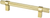 Radial Reign 128mm CC Modern Brushed Gold Pull 5050-4MDB-P